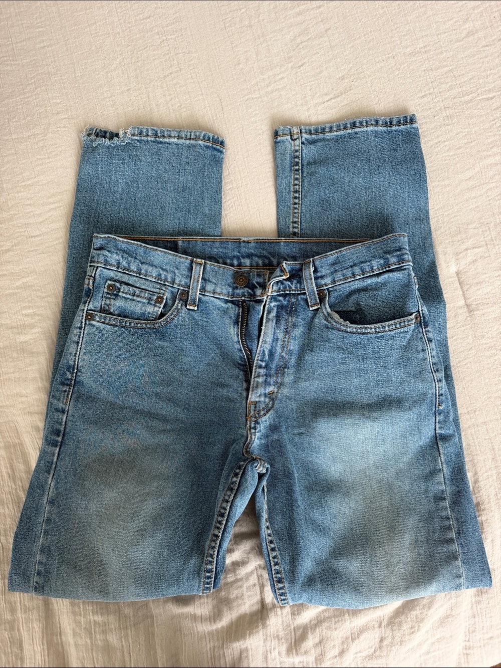 Levi's Men's Straight Light Blue Jeans 30x32